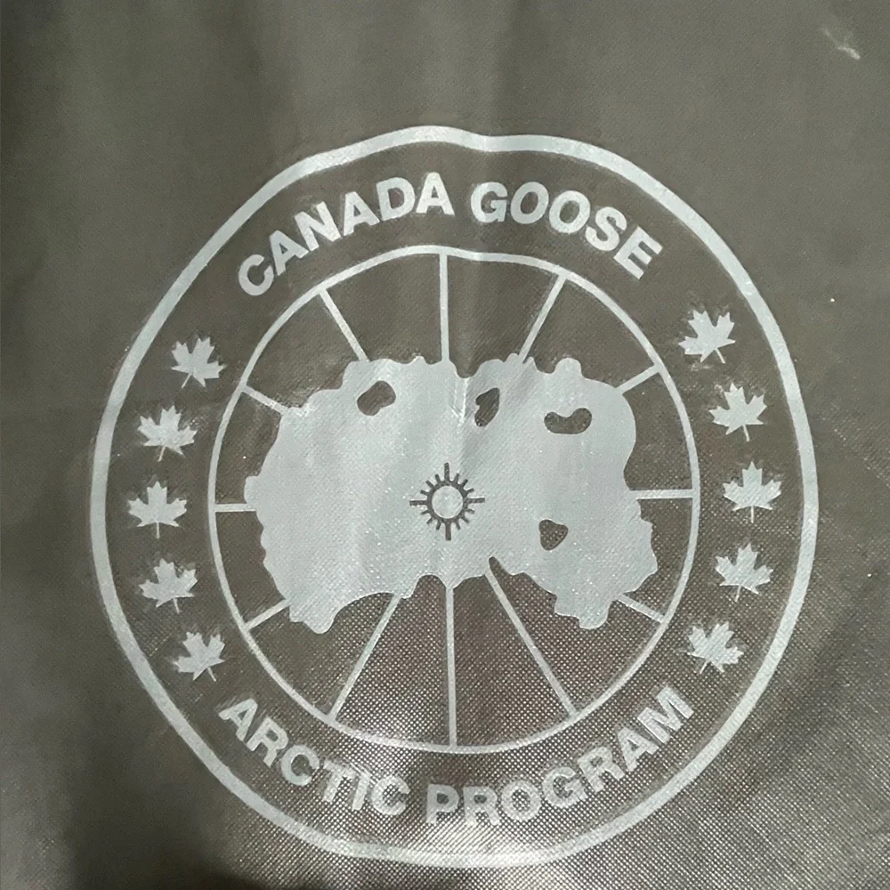 Canada Goose Garment Bag Dust Cover Coat Jacket Storage Zip Black Travel Protect